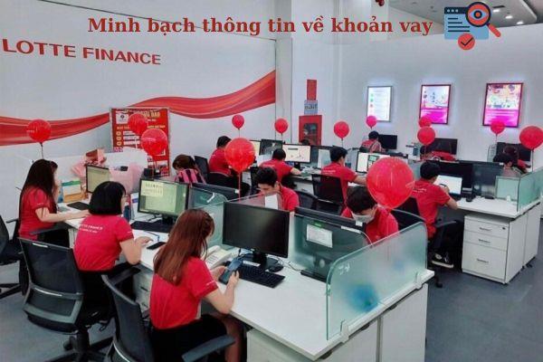 Lotte Finance công khai minh bạch các thông tin về khoản vay đến khách hàng